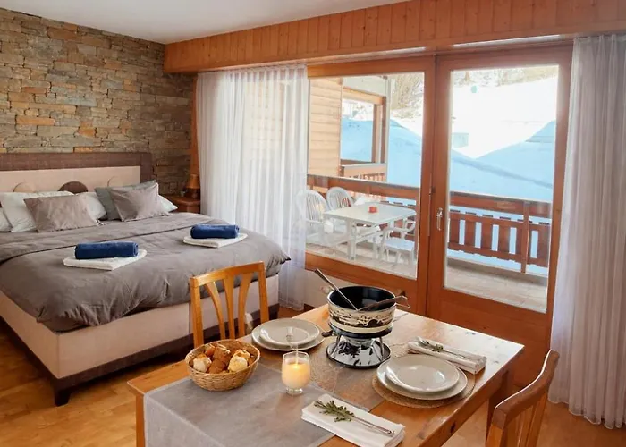 Alpstay - Residences Des Bains D'ovronnaz - Nord S108 Lägenhet Ovronnaz